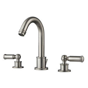 miscelatore doppio comando per lavabo / da appoggio / in ottone cromato / da bagno