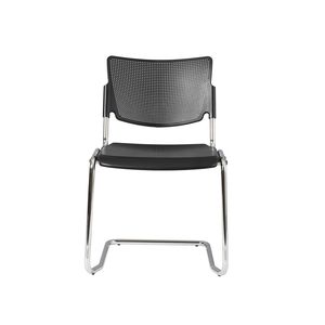 sedia visitatore moderna / imbottita / cantilever / in plastica