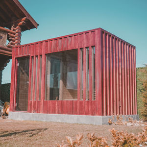 sauna in legno