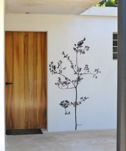 adesivo da parete natura