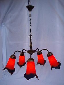 lampadario in stile Art Nouveau