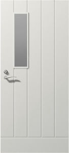 porta d'ingresso / battente / in legno / a isolamento termico