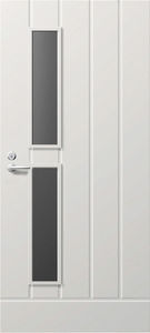 porta d'ingresso / battente / in legno / a isolamento termico