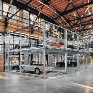 sistema di parcheggio con piattaforma