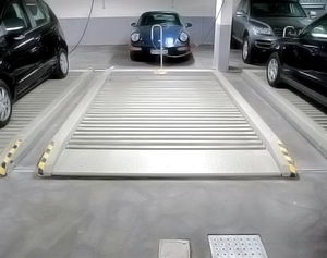 piattaforma di parcheggio scorrevole