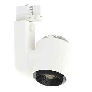faretti a binario LED / tonda / in alluminio / contract