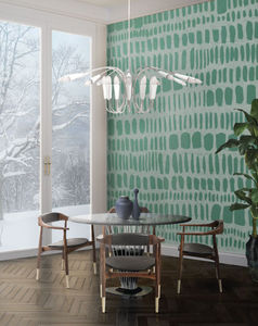lampadario moderno / in ottone / in alluminio / fatto a mano