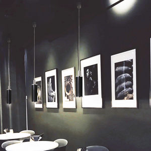 lampada a sospensione / design minimalista / in ottone / LED