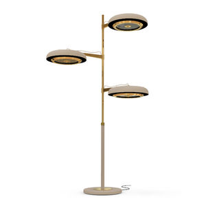 lampada da terra / moderna / in alluminio / in ottone