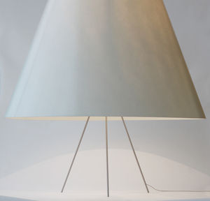 lampada da terra / moderna / in acciaio / in poliestere