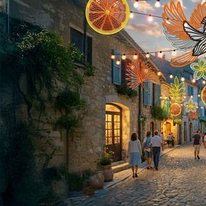 luce decorativa per strada 1