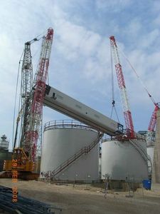 struttura matallica per applicazioni industriali