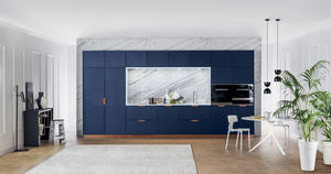 cucina moderna / in legno laccato / in pietra / modulare