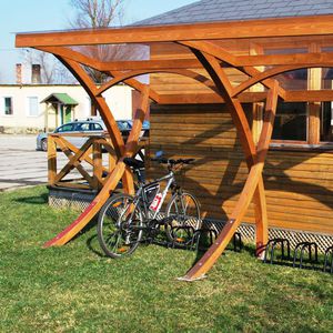 pensilina per biciclette per spazi pubblici 1