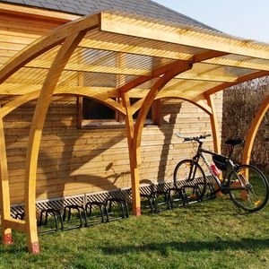 pensilina per biciclette