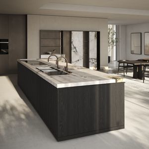 isola cucina in vetro 1