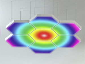 luce a sospensione / LED / in alluminio / in plastica