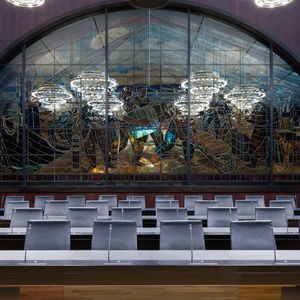 sedia da conferenza senza braccioli