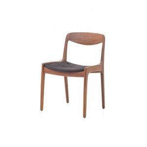 sedia design scandinavo / imbottita / in legno massiccio / in corda