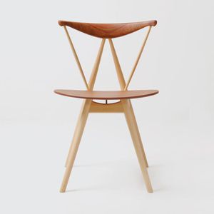 sedia design scandinavo / in legno massiccio / in laminato