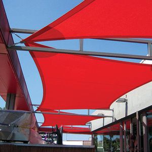 tenda a vela impermeabile / resistente agli UV / contract / rettangolare