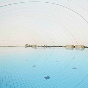 pressostruttura per piscina pubblica