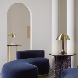 lampada da tavolo / moderna / in ottone / in marmo