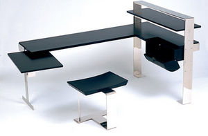 scrivania in quercia / Art Deco / contract / di Pierre Chareau
