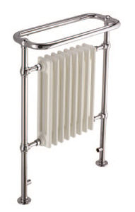 scaldasalviette ad acqua calda / in metallo / classico / verticale