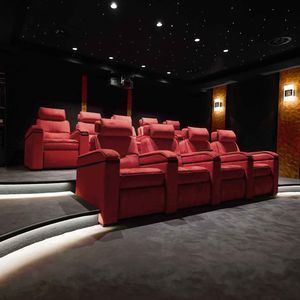 sala di home cinema privata