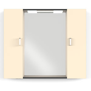 mobile pensile per bagno con specchio con illuminazione integrata