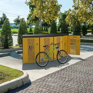 pensilina per biciclette per spazi pubblici