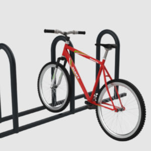 rastrelliera per biciclette a pavimento