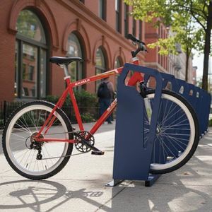 rastrelliera per biciclette a pavimento 1