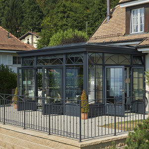 veranda in vetro / in alluminio / con isolazione termica
