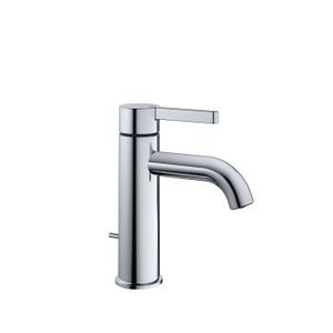 miscelatore per lavabo / in metallo cromato / da bagno / 1 foro