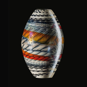 vaso design originale / in vetro di Murano / fatto a mano