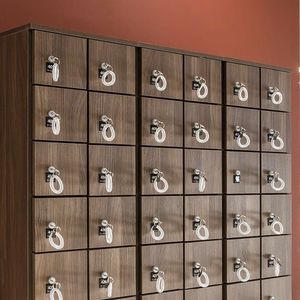 armadietto di deposito in legno