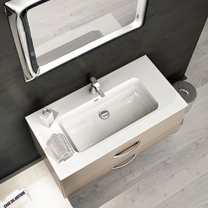piano lavabo in composito