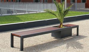 panca per spazi pubblici contemporanea