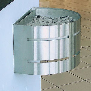 portacenere a muro / in acciaio / in acciaio inox / per esterni