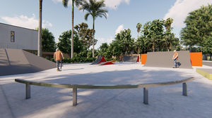 ringhiera per skatepark