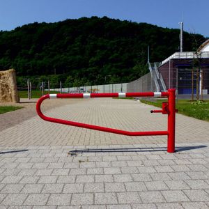 barriera di controllo accessi / a bilico / in acciaio / per spazio pubblico