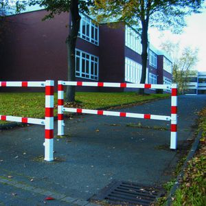 barriera di controllo accessi / a bilico / in acciaio / per spazio pubblico