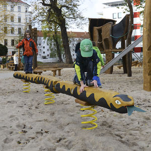 trave d'equilibrio per parco giochi