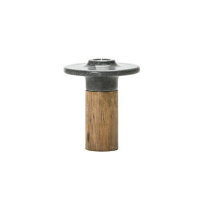 portacandela in legno