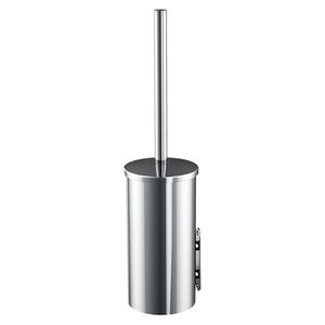 portascopino per WC in ottone cromato / da parete