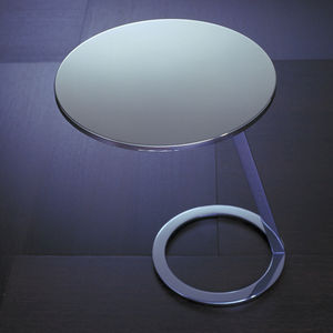 tavolo d'appoggio moderno / in alluminio laccato / in acciaio laccato / in acciaio inossidabile