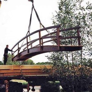 passerella in legno