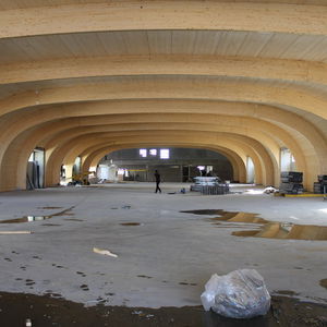 portale in legno lamellare